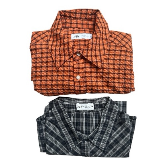Zara Other - Zara Short Sleeve Button Up Casual Shirt Bundle Large